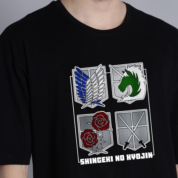 Shingeki no Kyojin Anime T-Shirt - Picture 1 of 1